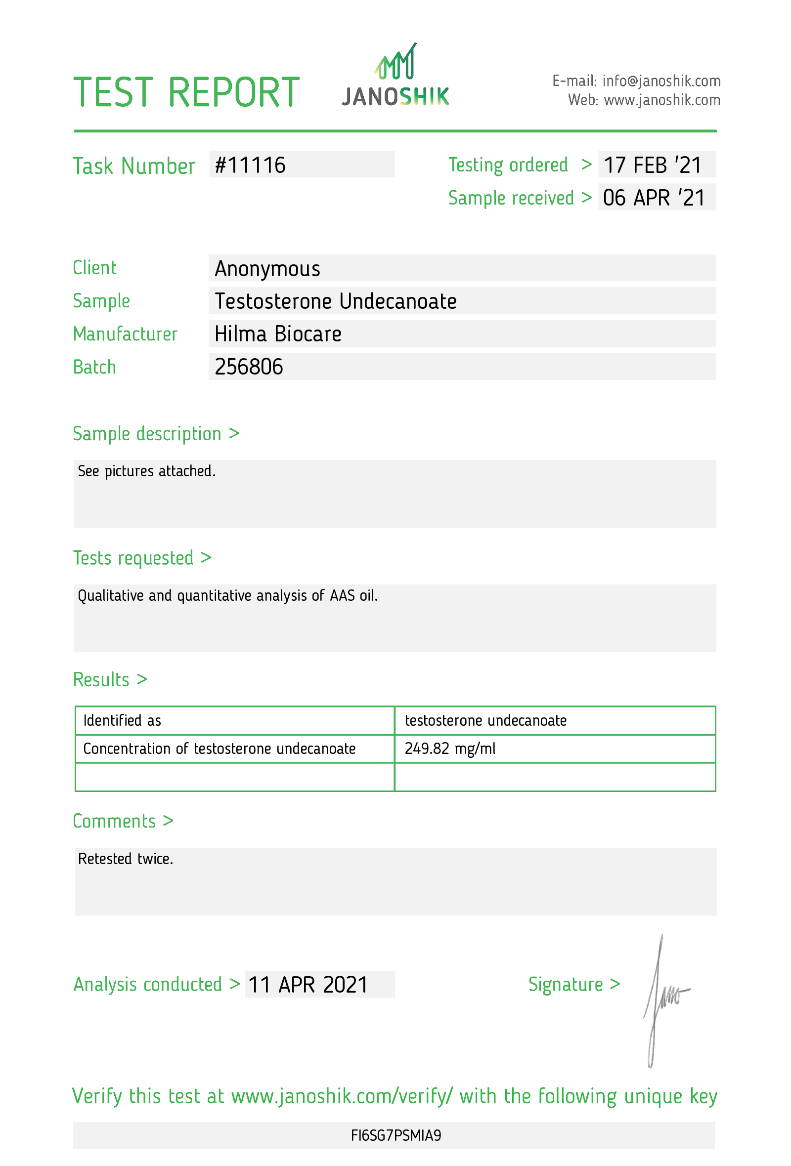 TESTOSTERONE UNDECANOATE - Image 2
